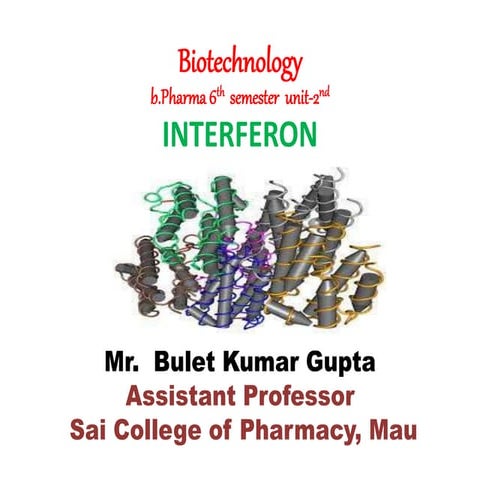 Application of rDNA technology to produce Interferon, Hepatitis-B ...