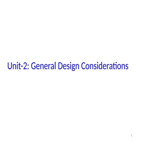 general design considerations 1 process equipment design | PPTX