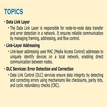 UNIT-2 Data Link Layer Services, Functions PPT.ppt