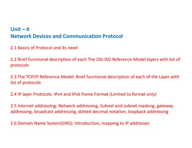 Unit 2 ppt-idc