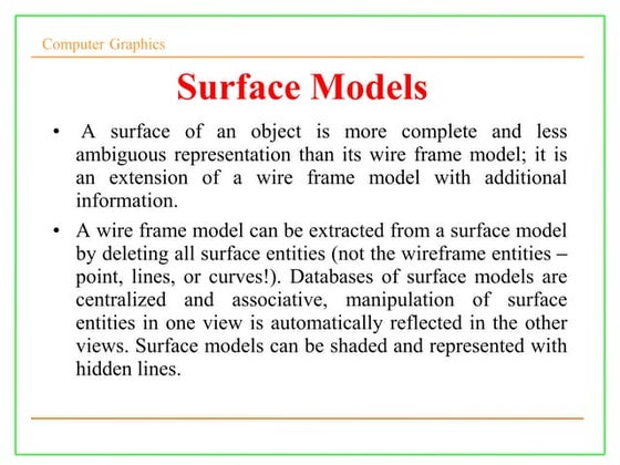 Various types of surfaces 131044119001 | PPT