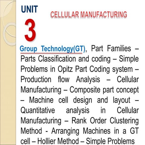 UNIT -3-02225265555- CELLULA MANUFACTURING .ppt