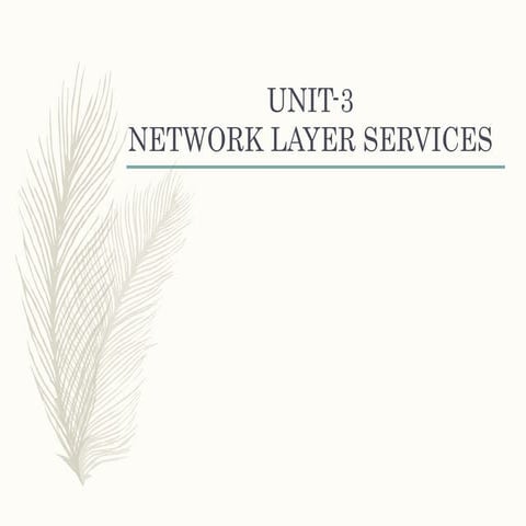 COMPUTER NETWORKS UNIT 3 | PPTX | Internet | Computing