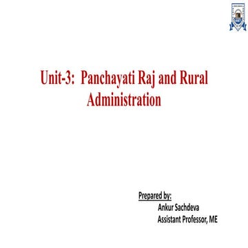 Panchayati Raj Systems and Rural Administration.pdf