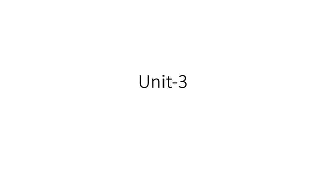 Unit-3 of mathematical foundation of ai ml