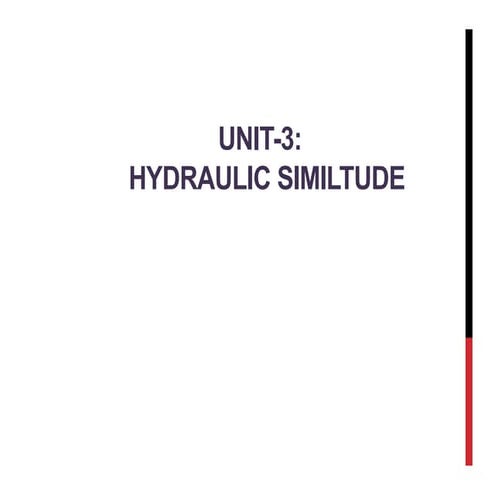 unit-3.pptx hydraulic simil tude powerpoint