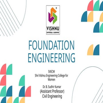 advanced foundation engineering and technology