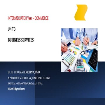 Unit 3-business services