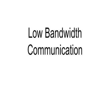 Unit-3 -Low Bandwidth Communication.pdf