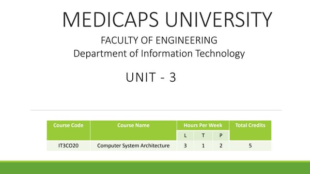 UNIT-3 Complete PPT.pptx | Computing | Technology & Computing