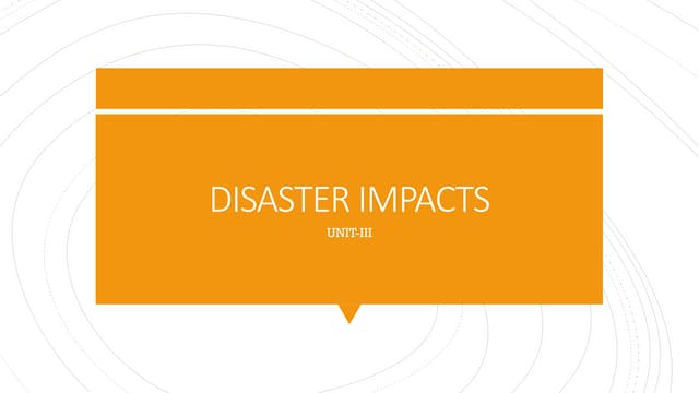 Disaster preparedness and prevention mgt