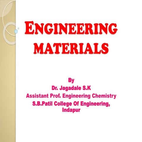 Engineering materials:Polymer