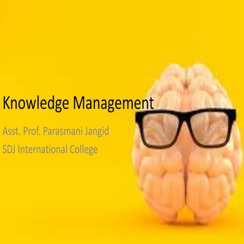 Knowledge Management Lecture 4: Models | PDF