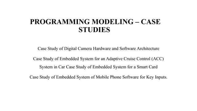 UNIT-3 PROGRAMMING MODELING – CASE STUDIES.pptx