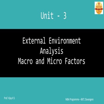 Unit - 3_Strategic Management (18MBA25)_ External Analysis