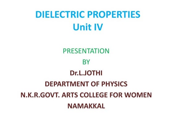 OPTICAL PROPERTIES OF METALS AND NON METALS | PPT