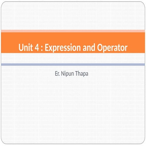 Structured Programming Unit-4-Operators-and-Expression.pptx