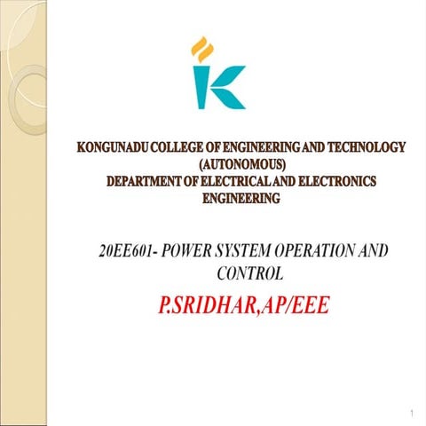 UNIT-4-PPT UNIT COMMITMENT AND ECONOMIC DISPATCH