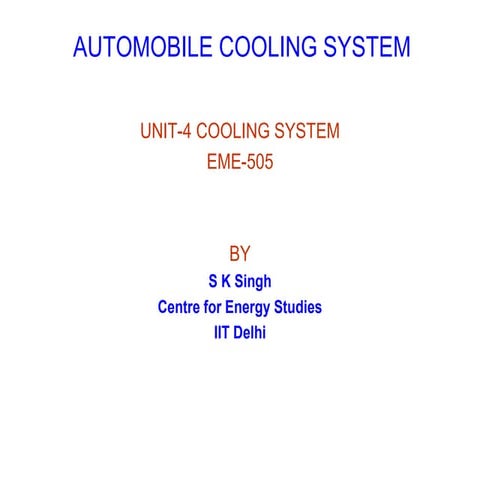 Unit 4 cooling system