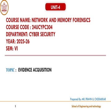 Collecting and analyzing network-based evidence | PDF