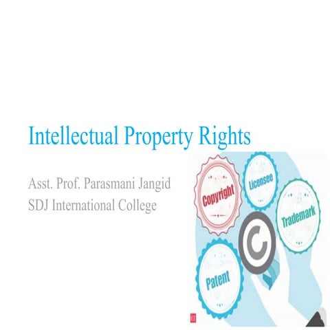 Intellectual property rights