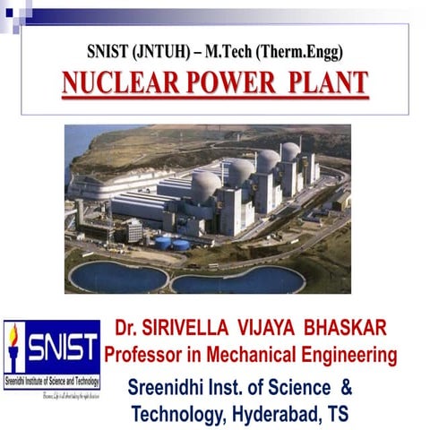 Nuclear Power Plant - M.Tech
