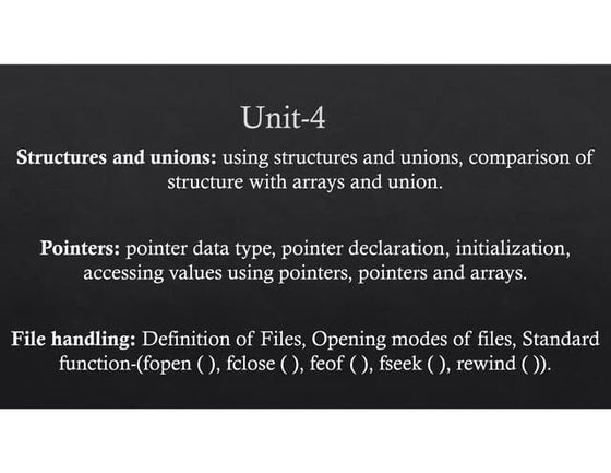 Structures