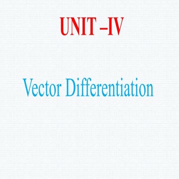 UNIT-4(Vector differentation).pdf pptx download