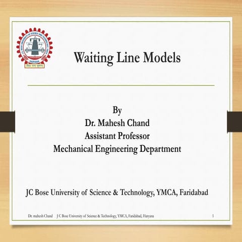 Unit-4 Waiting Line Modelssssssssssssssssssssssssss.pptx