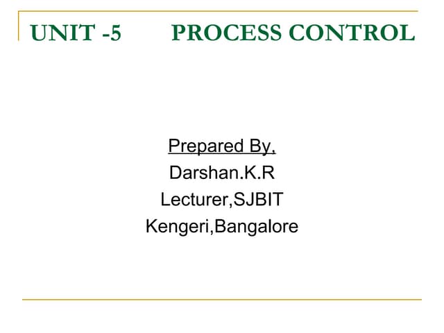 Unit 5 | PPT | Operating Systems | Computer Software and Applications