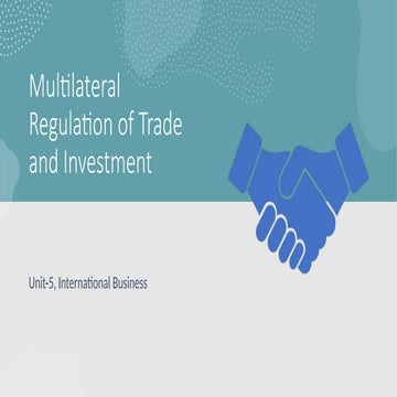 Unit-1 on international business and trade