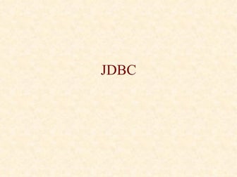 Unit 5-jdbc2
