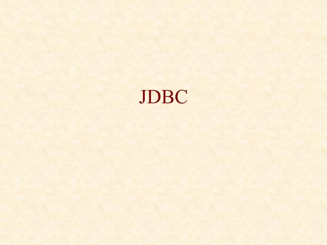 Unit 5-jdbc2