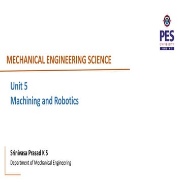 Unit-5 - Machining and Robotics.pptx
