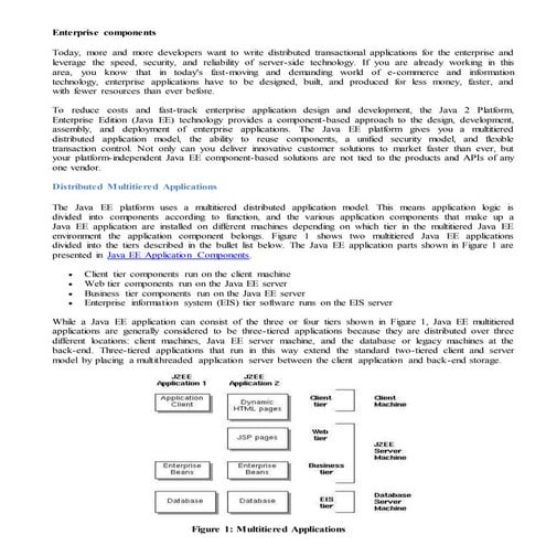 J2EE Architecture Explained | PDF