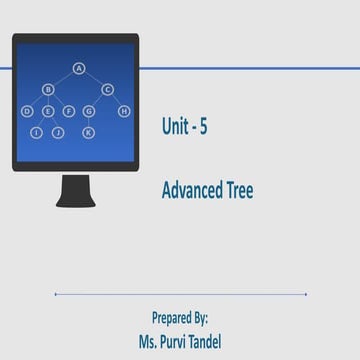 Unit-5 Advanced tree                     zxcppt