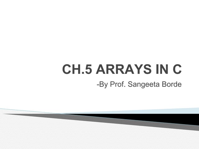 UNIT-5_Array in c_part1.pptx