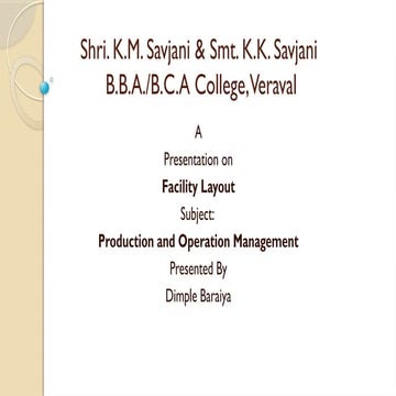 UNIT-5 FACILITY LAYOUT.1234 education management
