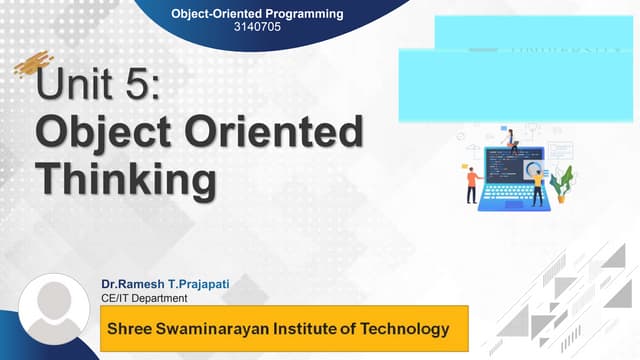 Unit-5 Object Oriented Thinking.pdf
