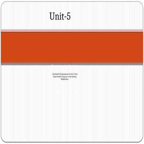 Comprehensive Overview of Distributed and Data-Parallel Programming ...