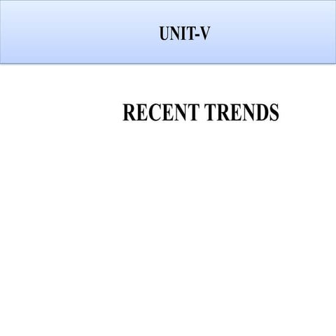 UNIT-5 --Recent trends in IC Engines.pptx