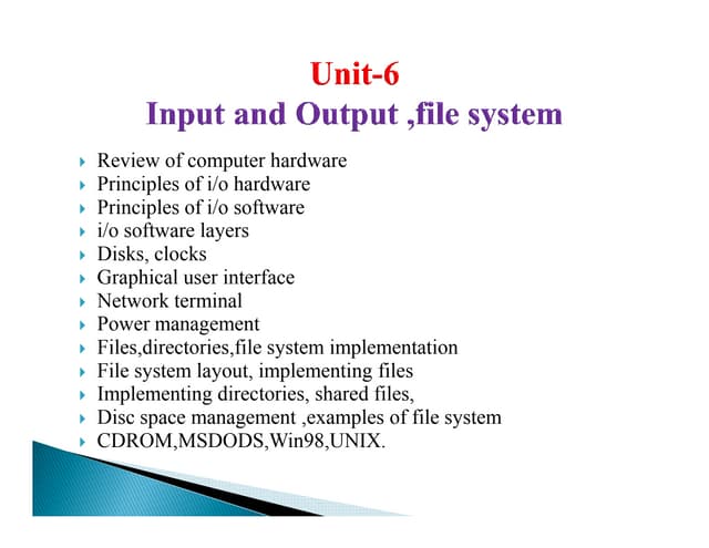 Unit 6 | PPT