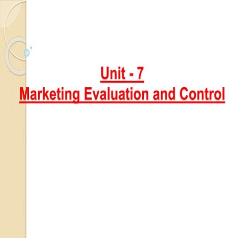 Unit 7 | PPT