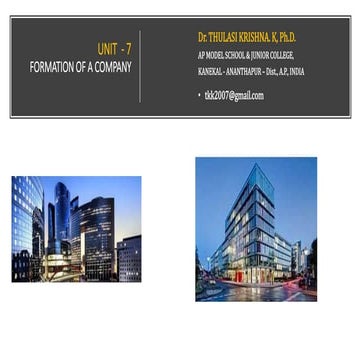 Unit 7-MOA - AOA - Prospectus - Inter - Commerce