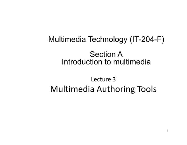 multimedia authorizing tools