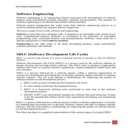 Introduction to Software Engineering | PDF