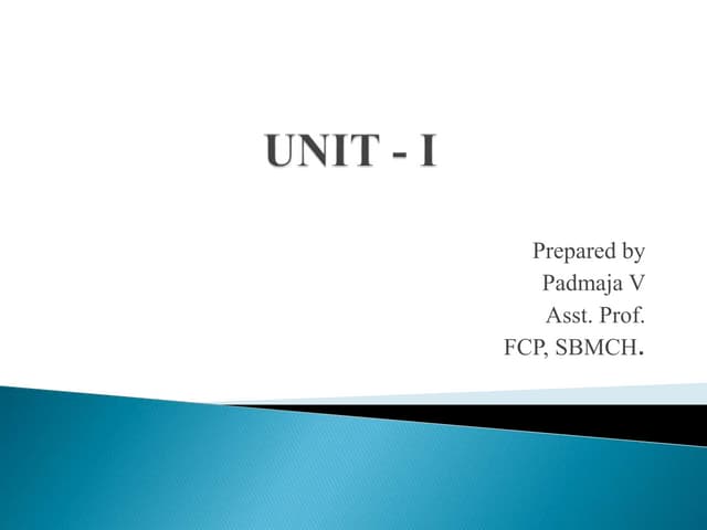 UNIT - I.pptx