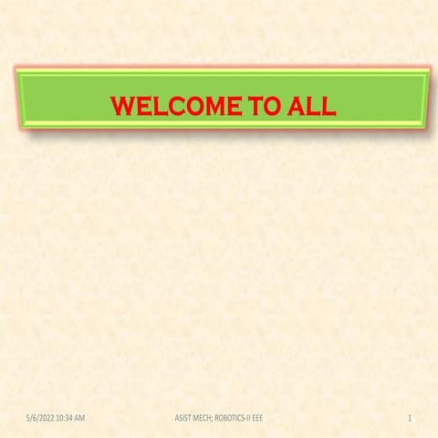 unit-I INDUSTRIAL ROBOTICS PPT FOR BTECH STUDENTS