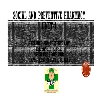 unit 5 Social & Preventive pharmacy notes | PPTX