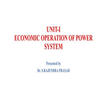 economic operation and control for thermal plant.pptx